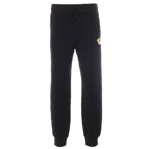 True Religion Horse shoe Puff Jogger Black Sweatpants 106140 Black